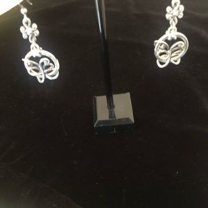 Brighton silver dangle earrings